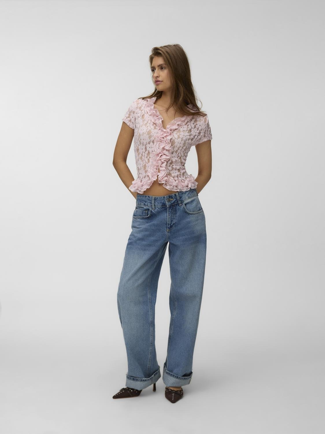 AWKIENNA Top - Pink-A-Boo - VERO MODA & VILA Bergvik